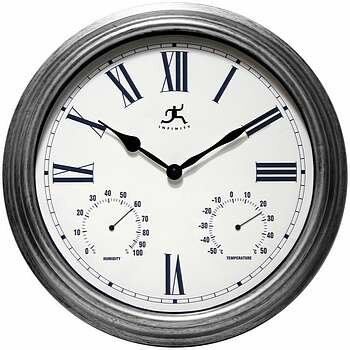 Infinity 16" Silo Clock - 14702AS-3719