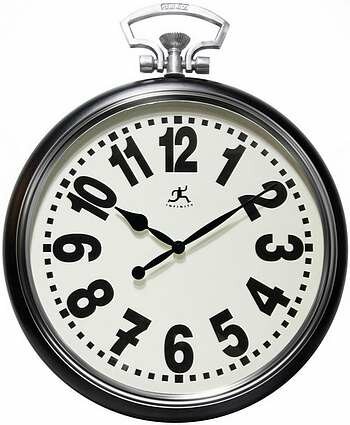 Infinity 25.5" Broadway Clock - 14755BK-3778