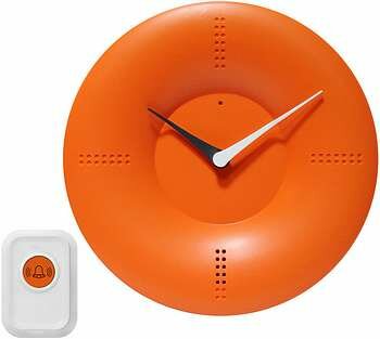 Infinity 10" Orange Doorbell Clock - 14766OR