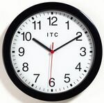 Infinity 11.5" Basic Black Clock - 90-0010-1