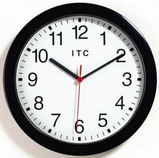 Infinity 11.5" Basic Black Clock - 90-0010-1