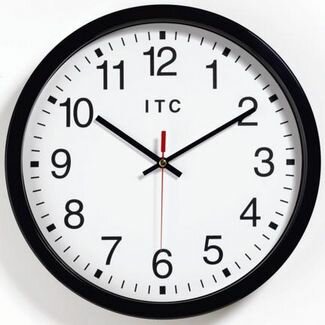 Infinity 14" Basic Black Clock - 90-0014-1