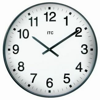 Infinity 19" Oversize Black Clock - 90-0019-1