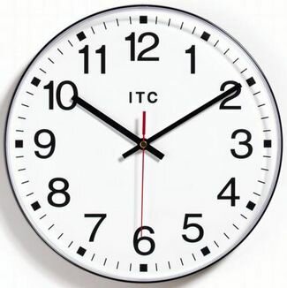 Infinity 12" Basic Black Clock - 90-1201