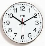 Infinity 12" Basic Brown Clock - 90-1204