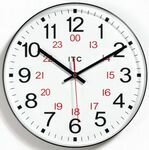 Infinity 12" 12/24 Hour Clock - 90-1224-1