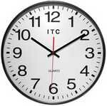 Infinity 14" Flush Mount Black Clock - 90-FM14-1