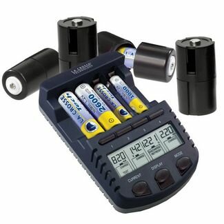 La Crosse Technology Alpha Power Battery Charger w/ Batteries - BC9009