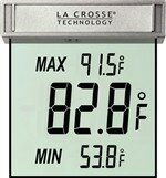 La Crosse WS-1025 LCD Window Temperature Thermometer