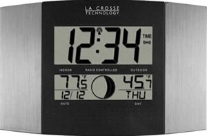La Crosse WS-8117U-IT-AL Weather Station Wall Clock