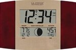 La Crosse Technology Atomic Digital Wall Clock & Weather Station