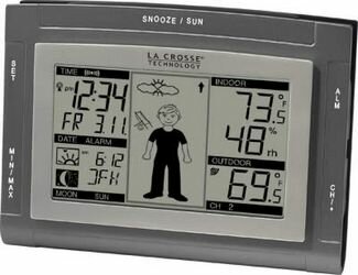 La Crosse Technology WS-9611U-IT WeatherBoy Sun/Moon Forecast Station