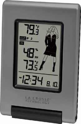 La Crosse WS-9740U-IT Stripping Weather Girl Forecasting Station