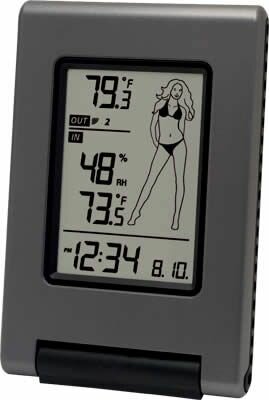 La Crosse WS-9740U-IT Stripping Weather Girl Forecasting Station