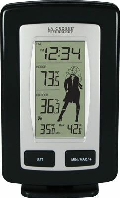 La Crosse WS-9760U-IT Stripping Weather Girl Forecasting Station