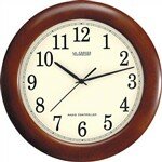 La Crosse WT-3122A - 12.5" Wood Analog Atomic Clock