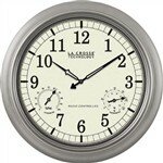 La Crosse WT-3181P - Indoor/Outdoor 18" Atomic Analog Clock