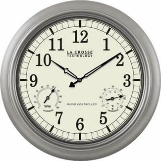 La Crosse Technology 18" Plastic Analog Atomic Clock - WT-3181PL