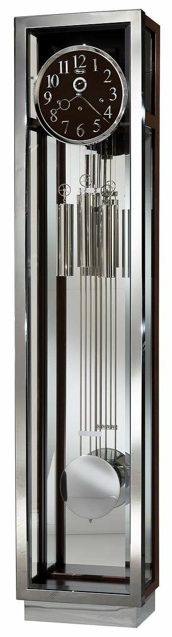 Ridgeway 2571 Creyton Floor Clock in Ebony Luster