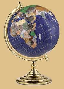Replogle Lapis Jewel 13" Gemstone Globe - 38501