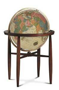 Replogle Finley 20" Antique Illum Globe - 65032