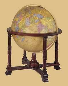 Replogle Diplomat 32" Antique Illum Globe - 65225