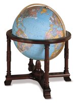Replogle Diplomat 32" Blue Illum Globe - 65325