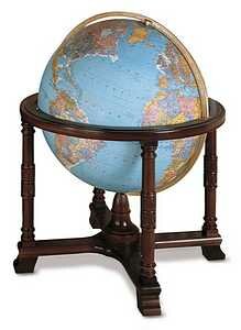 Replogle Diplomat 32" Blue Illum Globe - 65325
