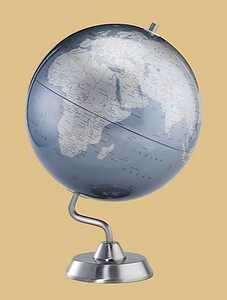 Replogle Diamond Marquise 12" Blue Globe - 80503