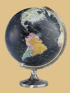 Replogleion 12" Black Illum Globe - 81501