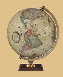 Replogle Carlyle 12" Antique Illum Globe - 83502