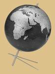 Replogle Mikado 12" Slate Gray Globe - 85000