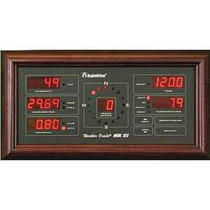 RainWise MK-III Long Range 2.4Ghzacle Base Unit Mahogany Wood Finish