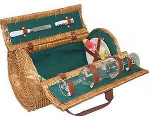 Sutherland Cannon Picnic Basket for 2 - SP115 -