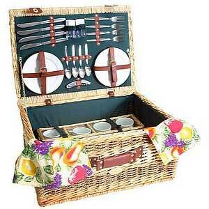 Sutherland Classic Picnic Basket for 4 - SP125 -