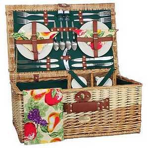 Sutherland Westbury Gardens Picnic Basket for 4 - SP214 -