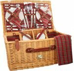 Sutherland Serenity Rose Picnic Basket for 4 - SP313 -