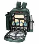 Sutherland Merrymaker Picnic Backpack for 4 - SPB3029A1 - Green
