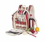 Sutherland Caribbean Stripe Picnic Backpack for 4 - SPB3031A7 -