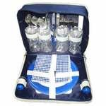 Sutherland Compact Getaway Picnic Backpack for 4 SPB3044A1 Blue-Grey