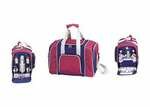 Sutherland Monte Carlo Picnic Backpack for 2 SPB3064A1 Burgundy-Blue