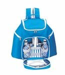 Sutherland Skyline Picnic Backpack for 2 - SPB3085A1 - Sky Blue-White