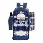 Sutherland Alpine Picnic Backpack for 2 - SPB3110B2R - Blue-Grey