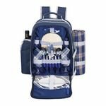 Sutherland Alpine Picnic Backpack for 2 - SPB3110B2R - Blue-Grey
