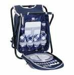 Sutherland Homestead Picnic Backpack for 4 - SPB3111A1 - Blue-Grey