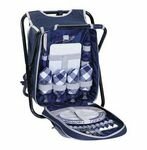 Sutherland Homestead Picnic Backpack for 4 - SPB3111A1 - Blue-Grey