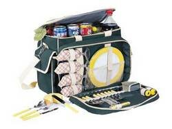 Sutherland Rendezvous Picnic Backpack for 4 - SPB3134A1 - Green-Beige