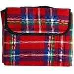 Sutherland Water-Resistant Picnic Blanket Red Tartan SPR4002A