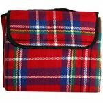 Sutherland Water-Resistant Picnic Blanket Red Tartan SPR4002A