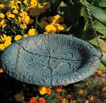 Whitehall Oakleaf Hanging Birdbath